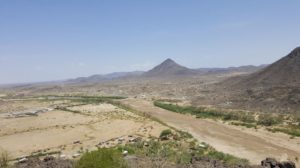 At the edges of Lodwar Town, the Kawalasee river, a tributary of the Turkwel, is running nearly dry following months of severe drought in Turkana (taken March 2017).; Credit: Feyera Hirpa/REACH