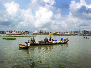 Boats in Dhaka, Bangladesh