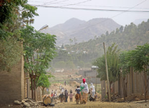 Street in Wukro, Ethiopia; credit: Marina Korzenevica Proud; Credit: Marina Korzenevica-Proud