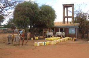 Kiosk Selling water at KSh2 per 20 L in Kitui, Kenya