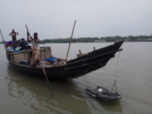 ADCP measurement in Coastal Bangladesh; Credit: Saif Uddin/REACH