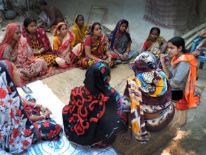 Focus group discussion led by Sabrina Zaman in polder 29, Bangladesh