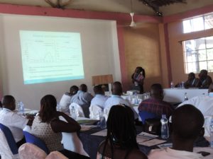 Florence during Stakeholder workshop in Lodwar, Kenya