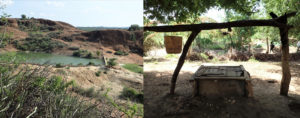 Drinking-water reservoir and mechanised borehole system that were included in the 2019 water quality monitoring programme. Credit: Saskia Nowicki