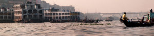 Boats over the Turag river in Dhaka; Credit: Suc/istock image;