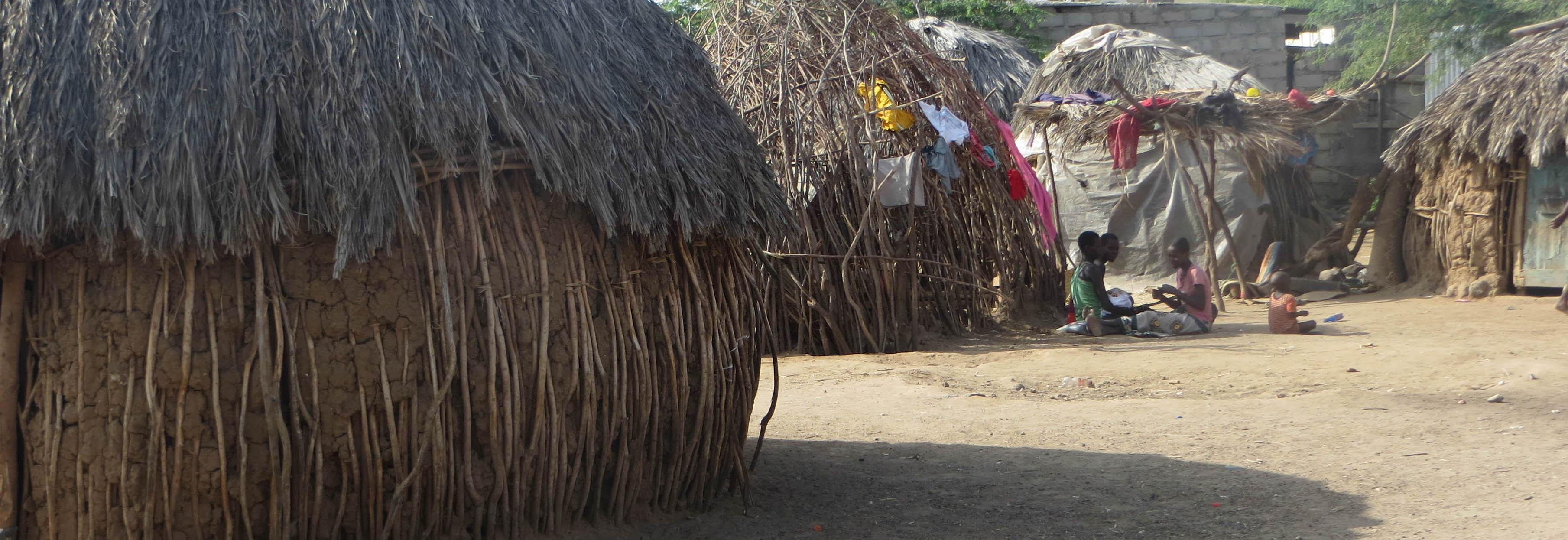 Homes on the outskirt of Lodwar, Kenya. Credit: Marina Korzenevica