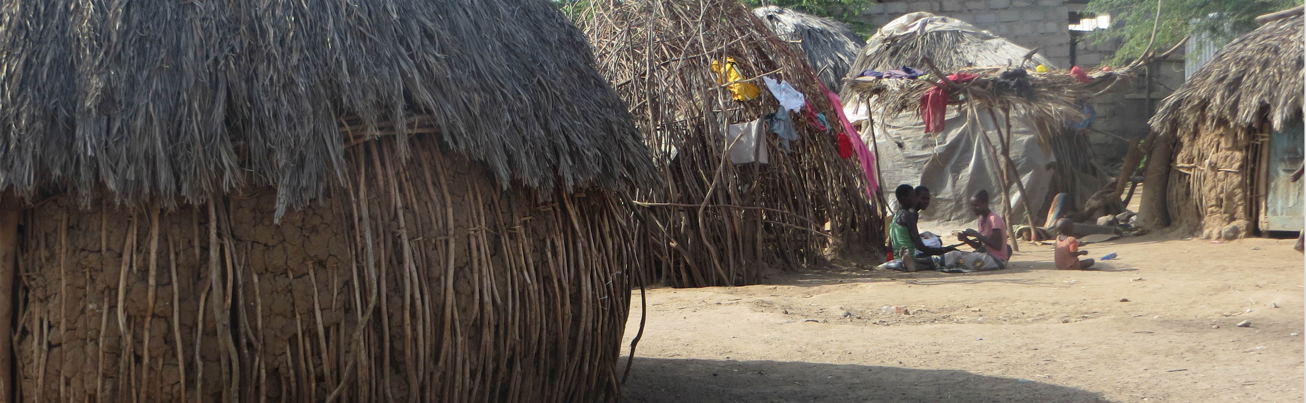 Homes on the outskirt of Lodwar, Kenya. Credit: Marina Korzenevica