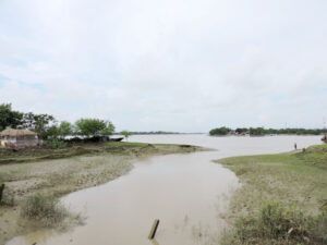 River bank coastal Bangladesh