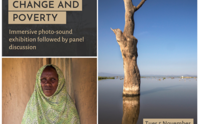 Climate Change and Poverty: Immersive photo-sound exhibition and panel