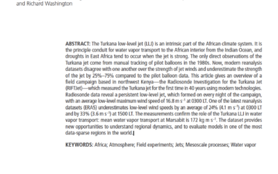Observations of the Turkana Jet and the East African Dry Tropics
