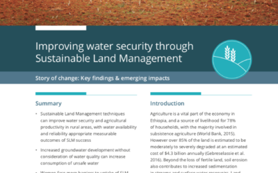 Improving water security through Sustainable Land Management
