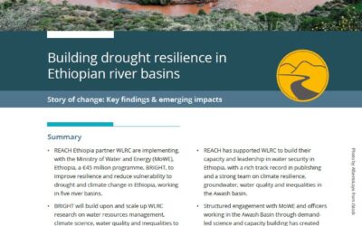 REACH Story of Change: Building drought resilience in Ethiopian river basins